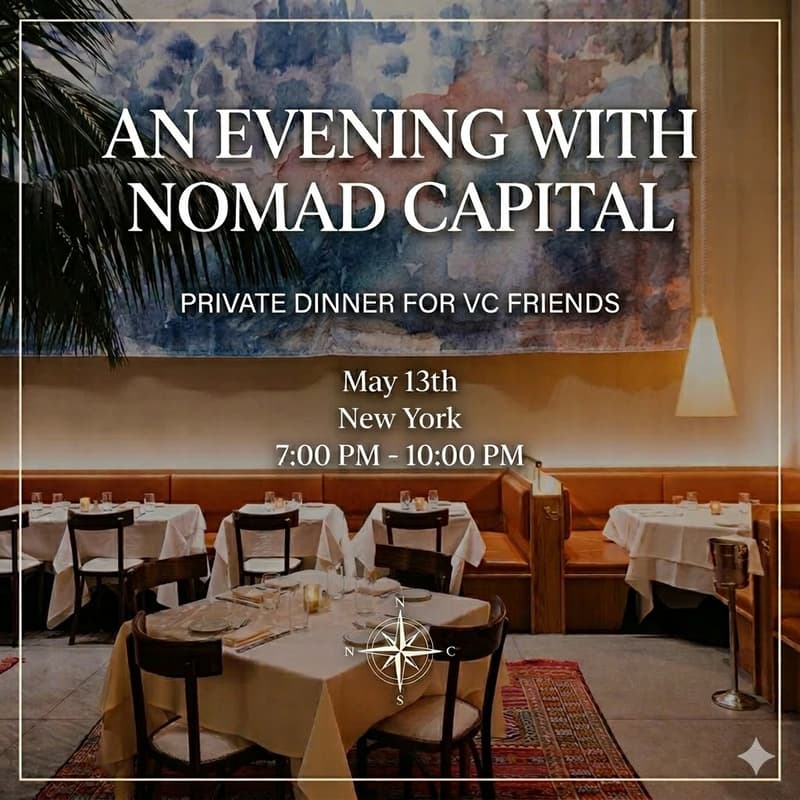 Cover Image for An Evening with Nomad Capital: Private VC Dinner
