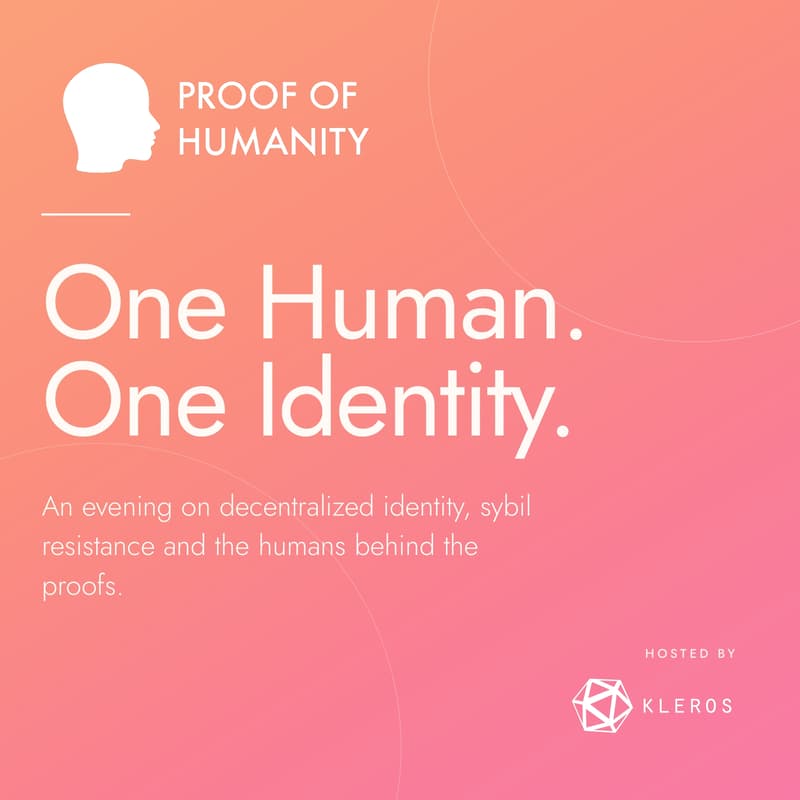 Cover Image for Proof of Humanity: IRL