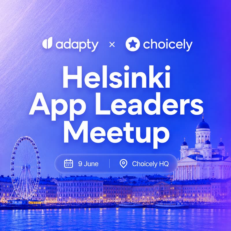 Cover Image for App Leaders Meetup by Adapty & Choicely