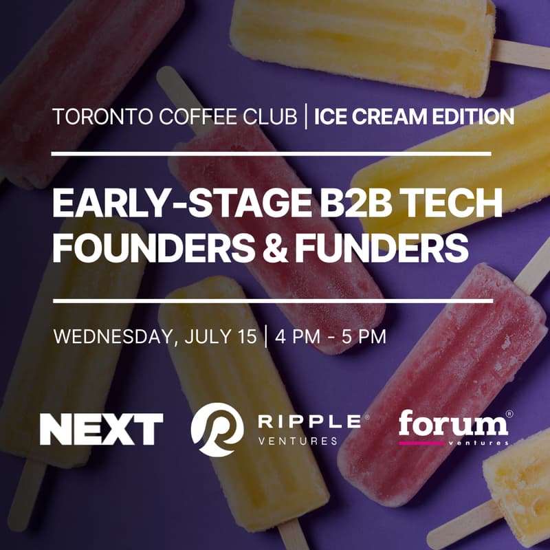 Cover Image for Toronto Coffee Club | B2B Tech Founders & Funders - Ice Cream Edition!🍦