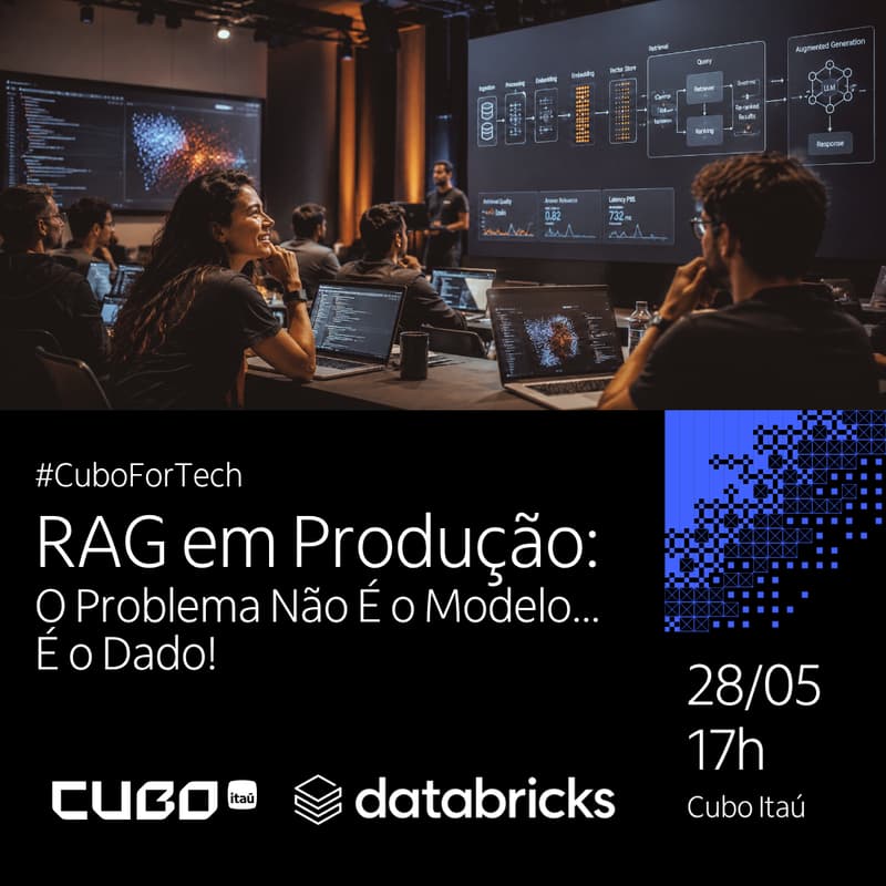 Cover Image for RAG em Produção: O Problema Não É o Modelo, É o Dado | Databricks + Cubo