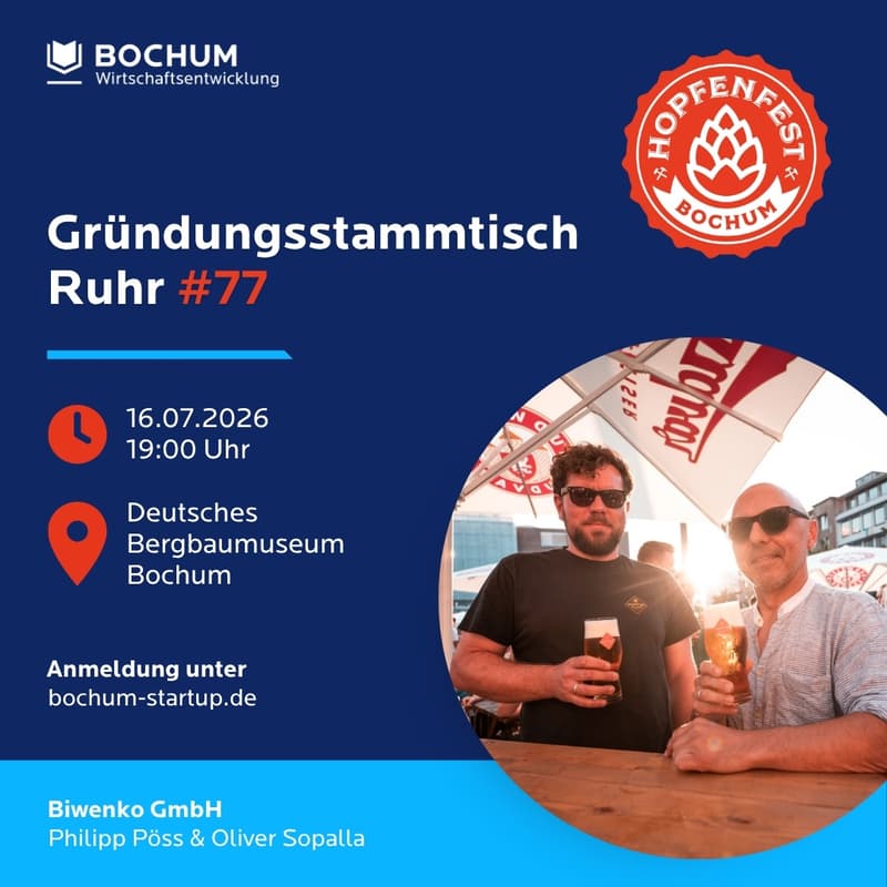 Cover Image for 77. Gründungsstammtisch Ruhr