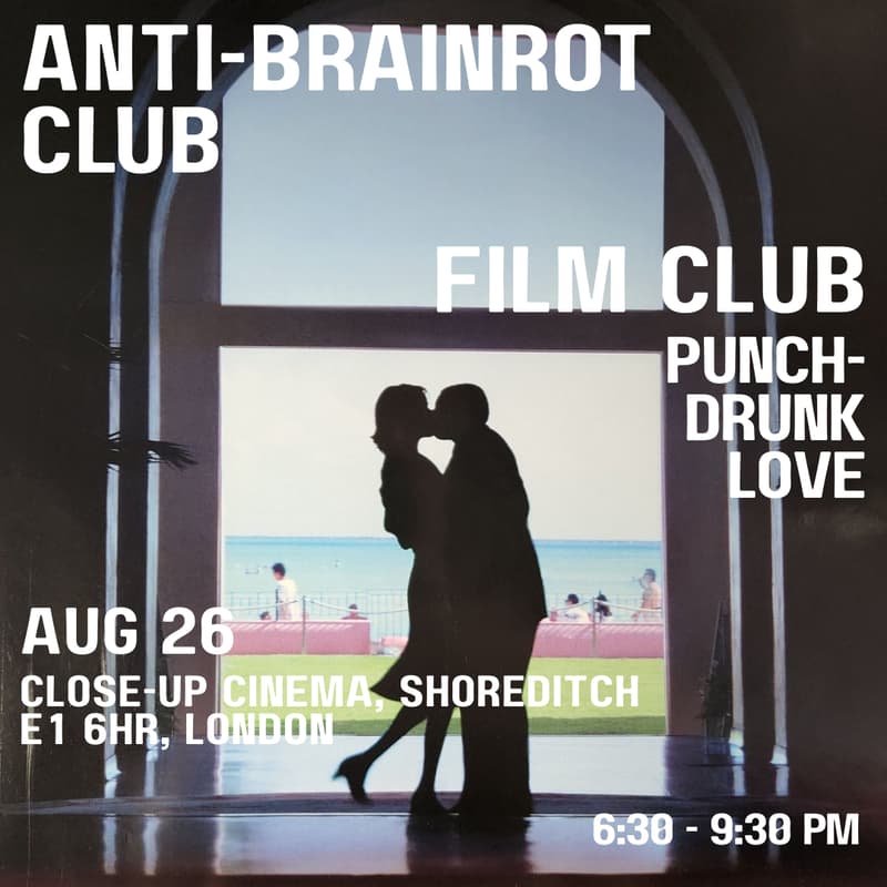 Cover Image for ABRC FILM CLUB & DISCUSSION: PUNCH-DRUNK LOVE