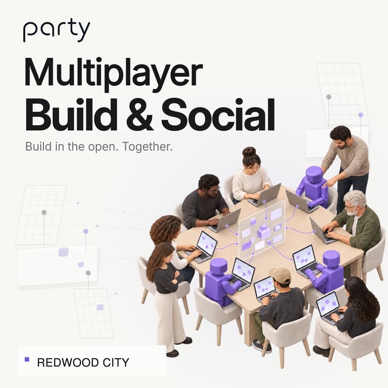 Cover Image for Multiplayer Build Night & Mixer by Party (Peninsula)