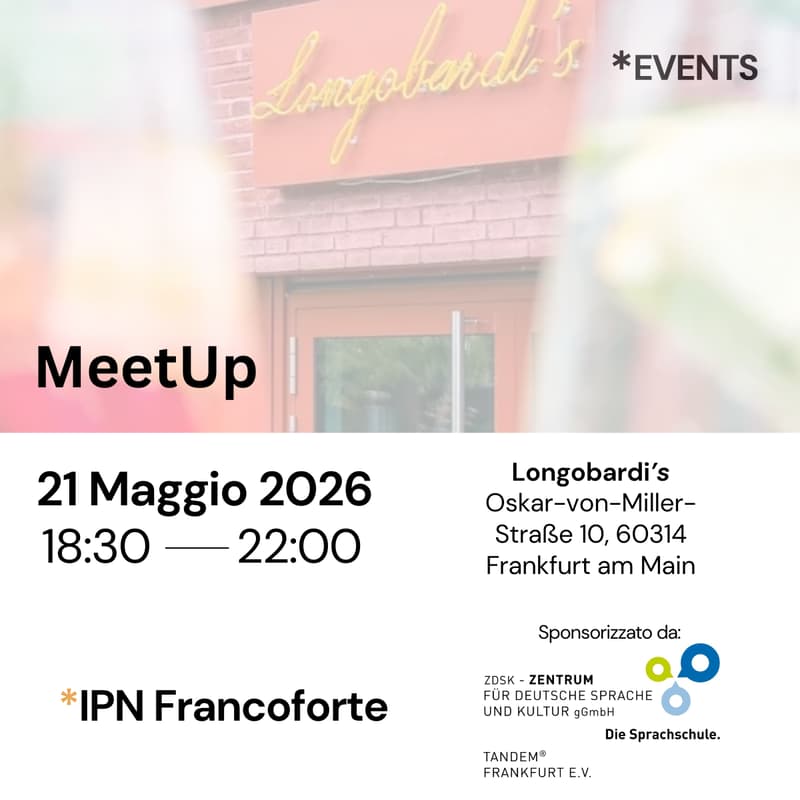 Cover Image for IPN Francoforte - MeetUp