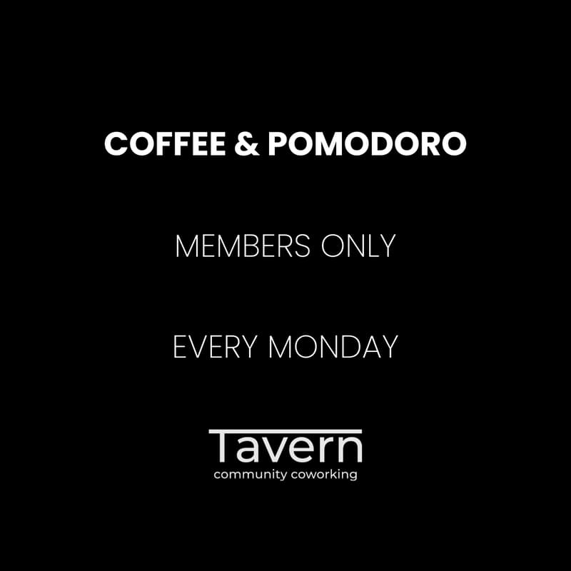 Cover Image for Coffee and Pomodoro (members only)