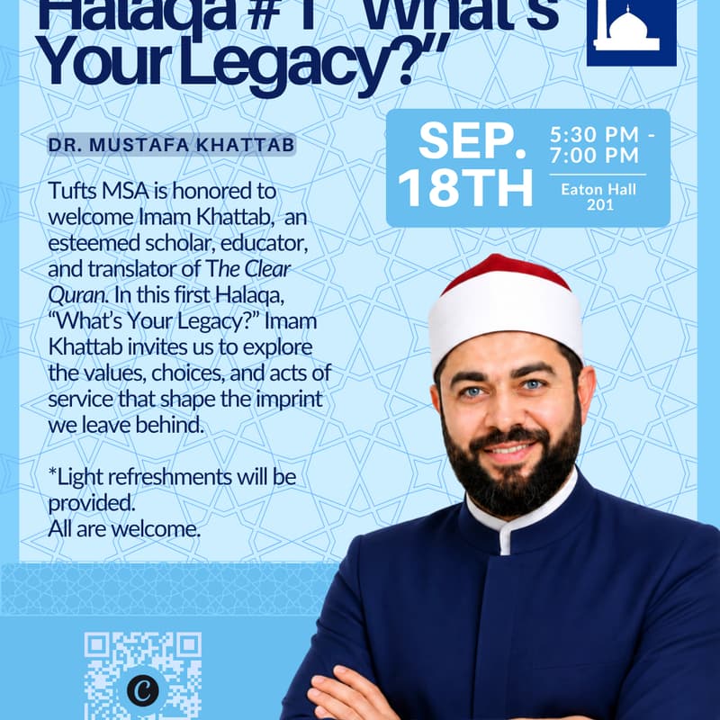 Cover Image for What's Your Legacy? Halaqa #1 w/ Dr. Mustafa Khattab