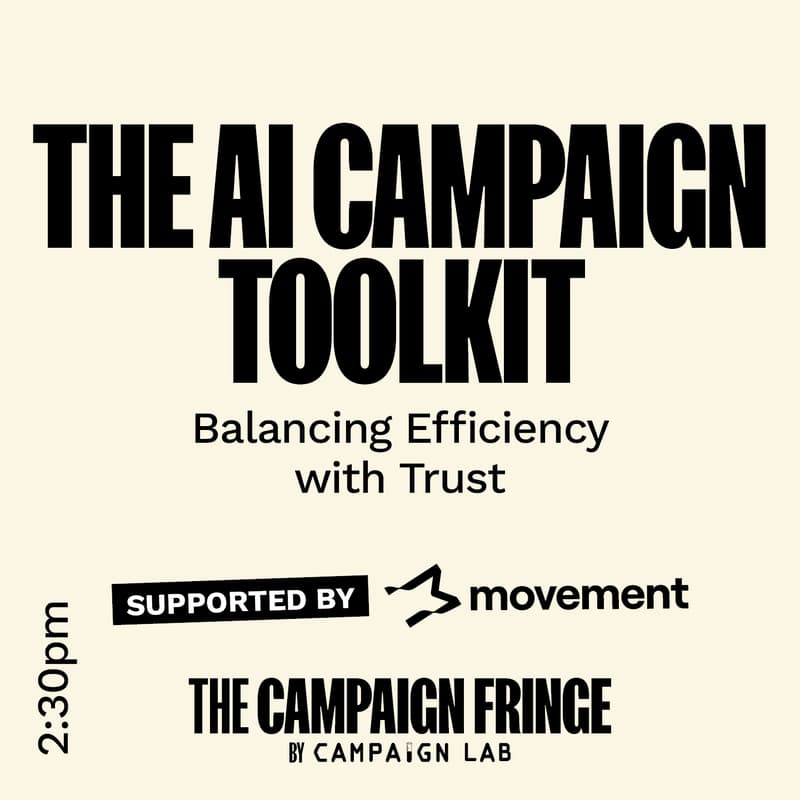 Cover Image for The AI Campaign Toolkit: Balancing Efficiency with Trust at The Campaign Fringe