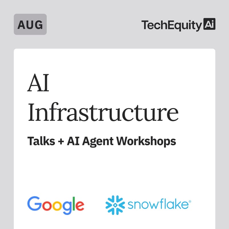 Cover Image for AI Infrastructure: Talks + AI Agent Workshops