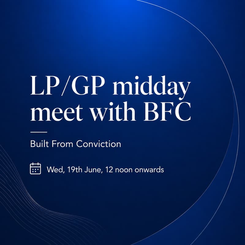 Cover Image for LP/GP midday meet with BFC (Built From Conviction)