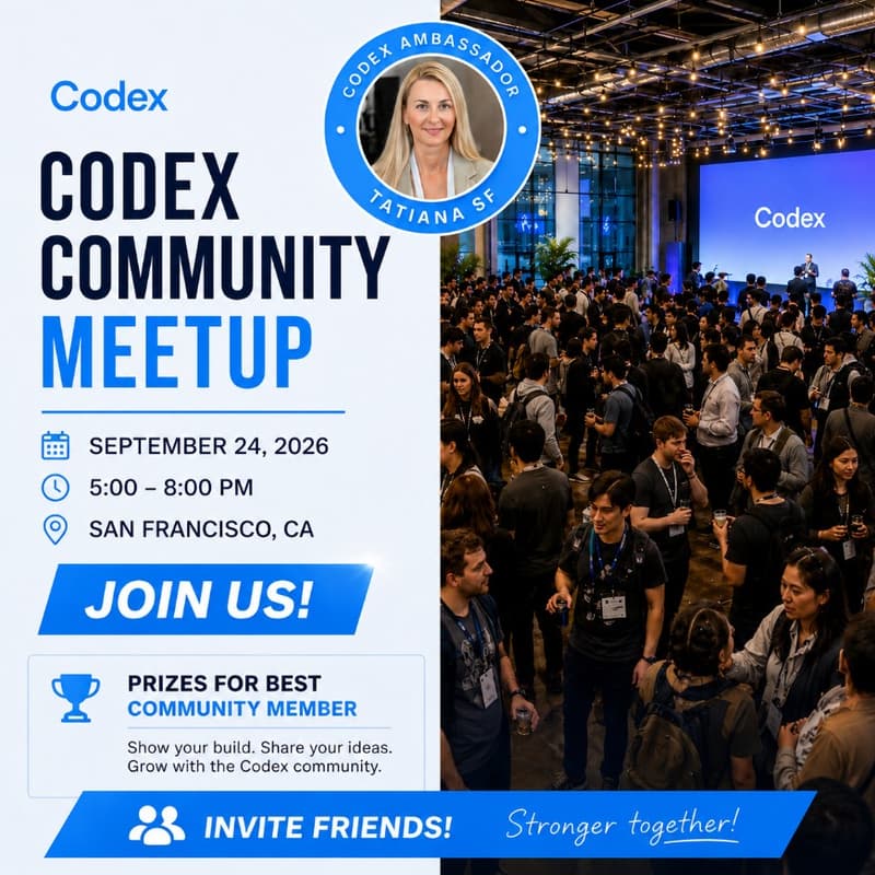 Cover Image for ☕️ Codex Community Meetup-San Francisco #11