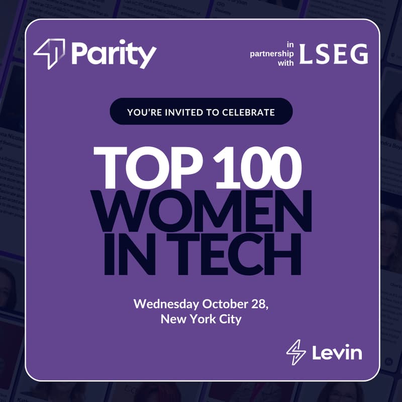 Cover Image for Parity & LSEG Celebrates '100 Women in Tech' 2026