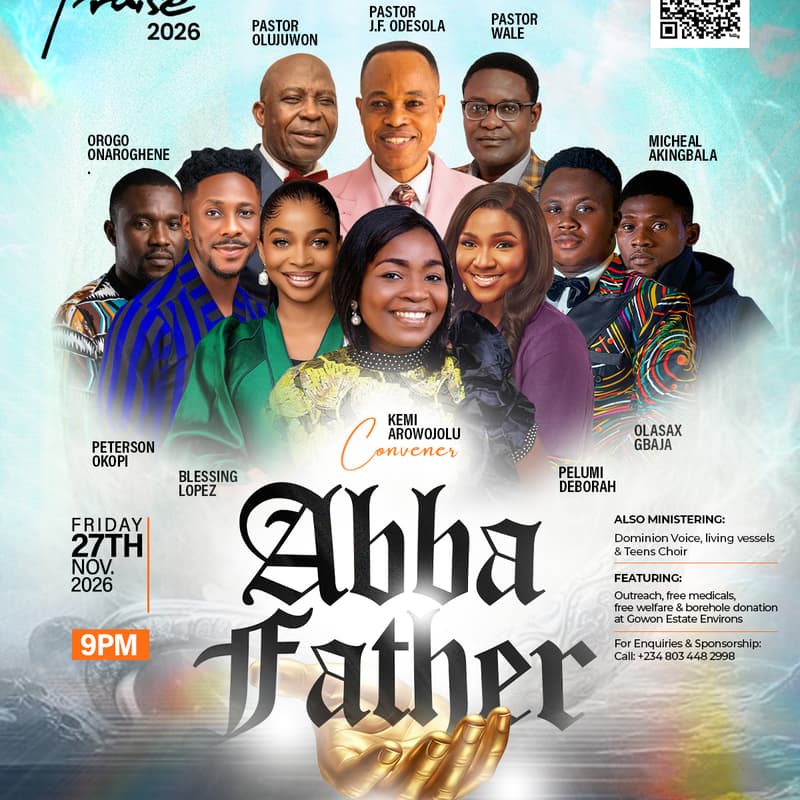 Cover Image for Prophetic Praise 2026 - Abba Father
