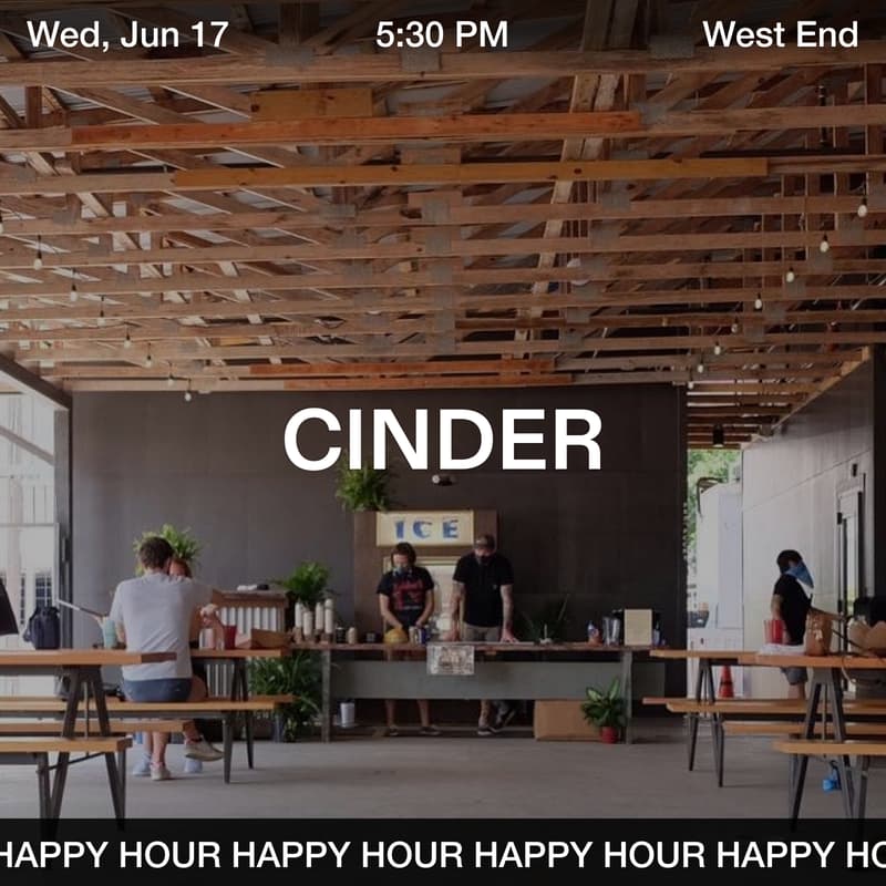 Cover Image for Cinder Happy Hour in Austin!
