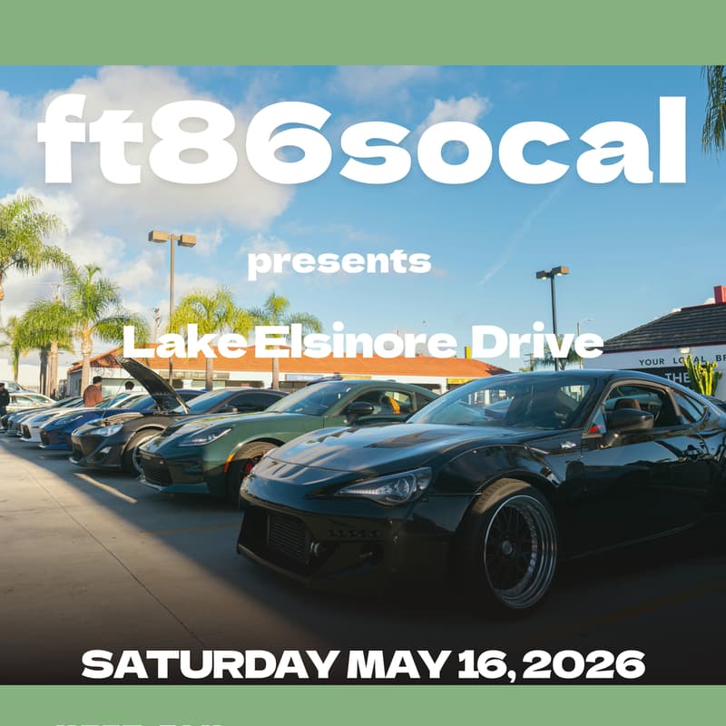 Cover Image for May 2026 ft86socal Drive