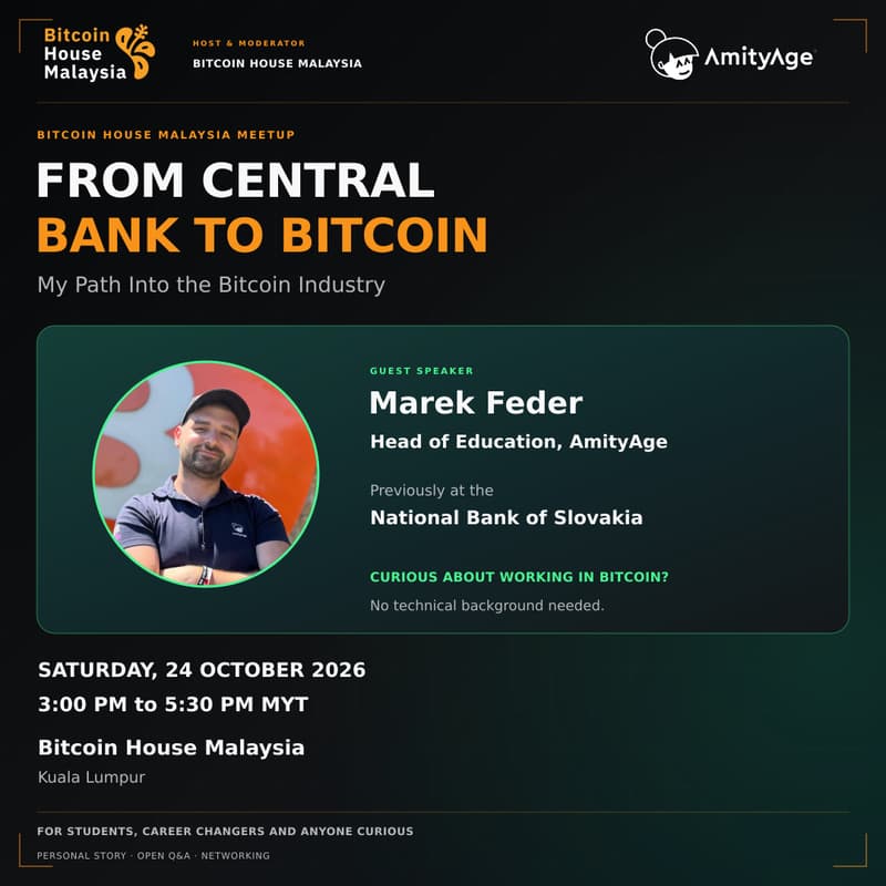 Cover Image for From Central Bank to Bitcoin: My Path Into the Bitcoin Industry
