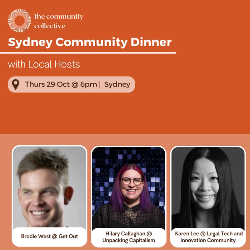 Cover Image for 🏵 Sydney Community Dinner