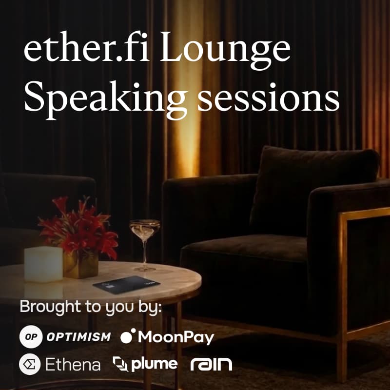 Arthur Hayes Fireside Chat and Neobank Panels | ether.fi Lounge