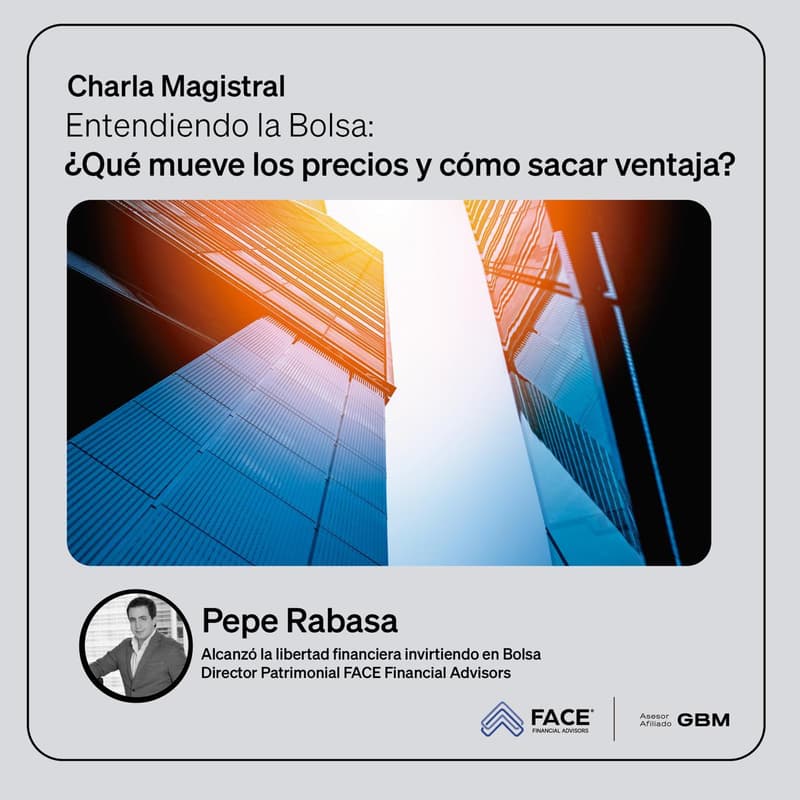 Cover Image for Clase Magistral sobre la Bolsa: descifra por que se mueven las acciones y como ganar.