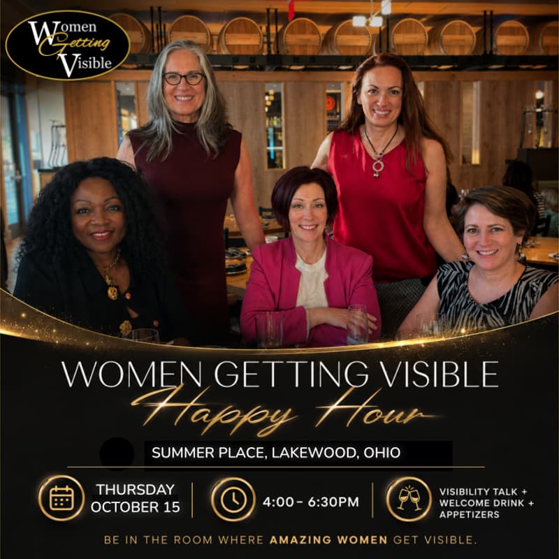 Cover Image for Women Getting Visible 🥂 Happy Hour – Summer Place, on the Lake, Lakewood, OH