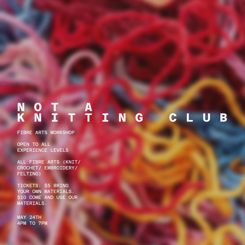Cover Image for NOT A KNITTING CLUB