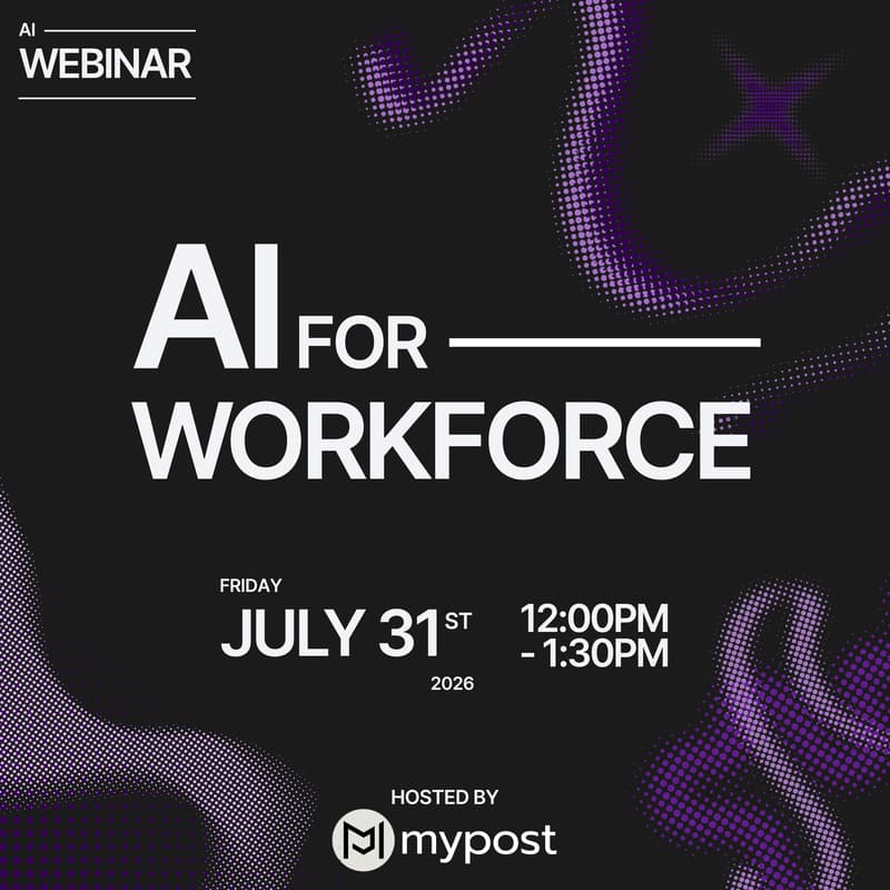 Cover Image for MyPost Webinar: AI for Workforce