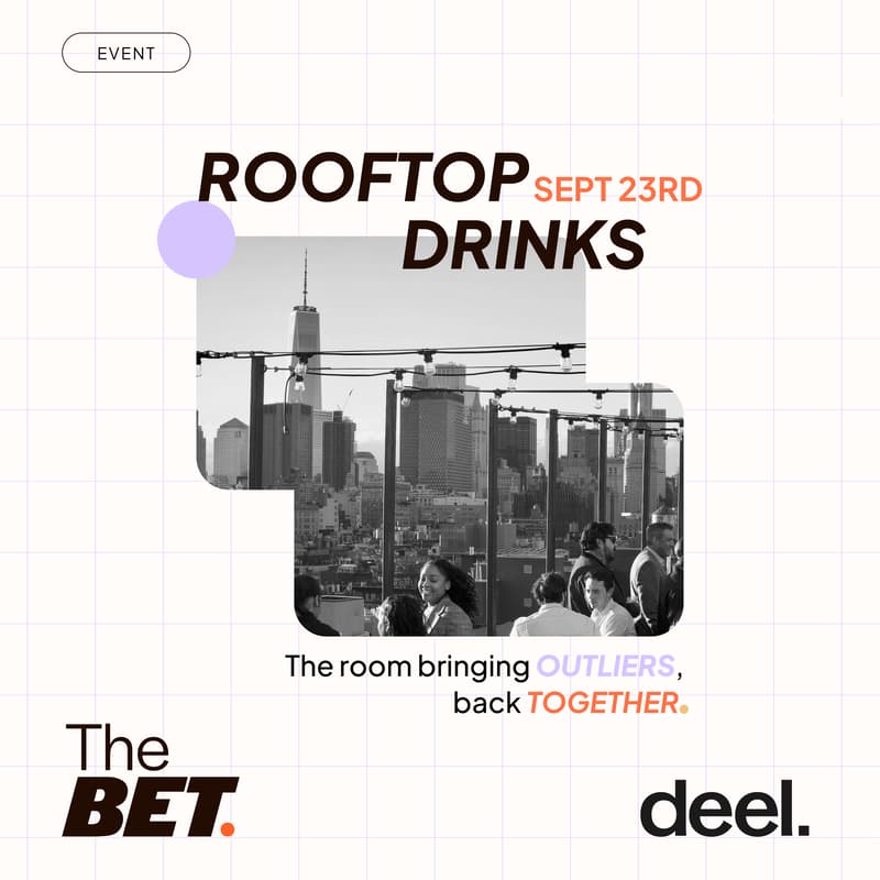 Cover Image for The Bet. September Rooftop Drinks