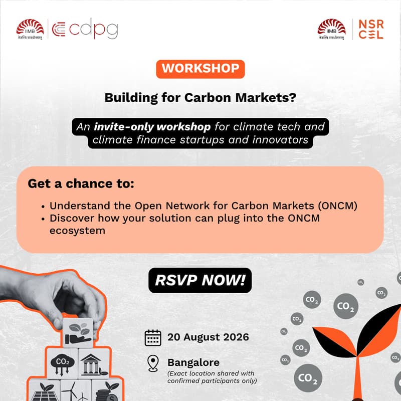 Cover Image for 🌱 Open Network for Carbon Markets (ONCM) Workshop