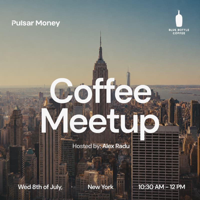 Cover Image for Pulsar Money // Coffee Meetup in NYC
