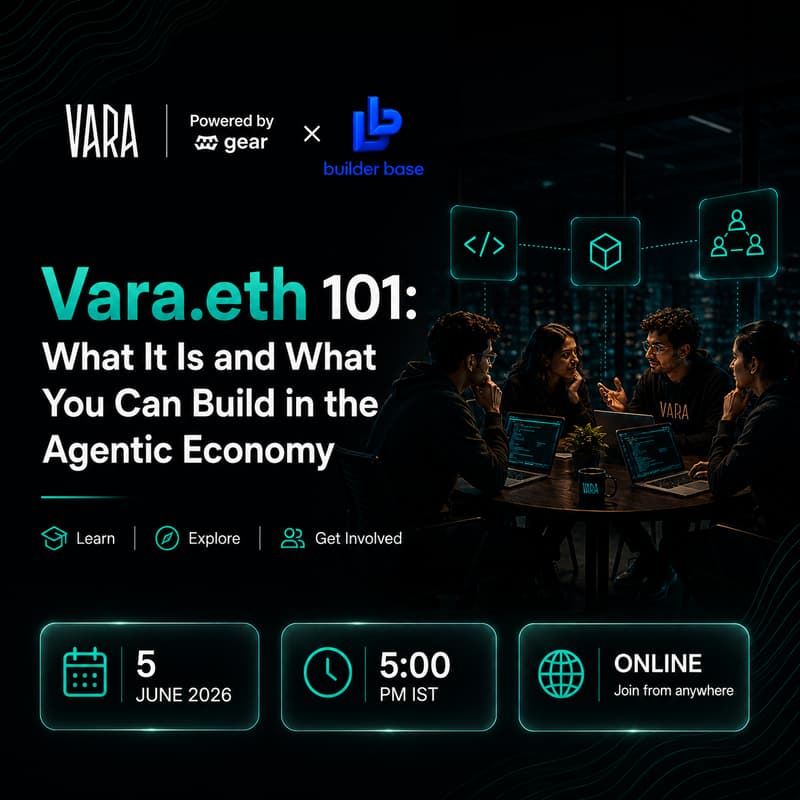Cover Image for Workshop: Vara.eth 101 What it is and what you can build in the agentic economy