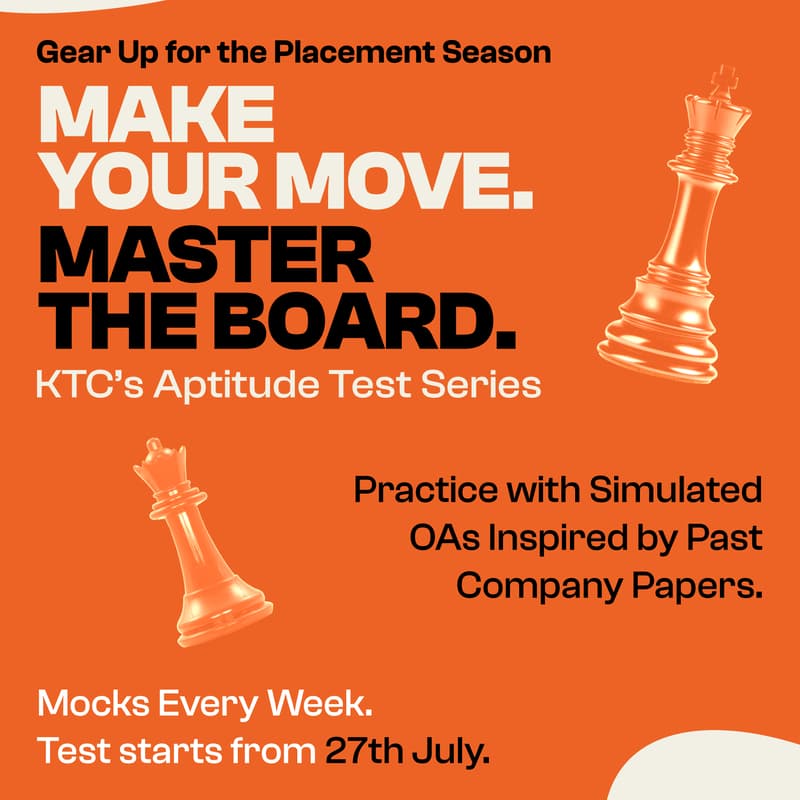 Cover Image for Aptitude Test Series| KTC 2026