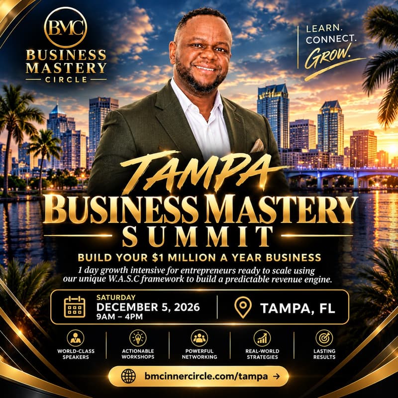 Cover Image for BUSINESS MASTERY SUMMIT TAMPA, FL