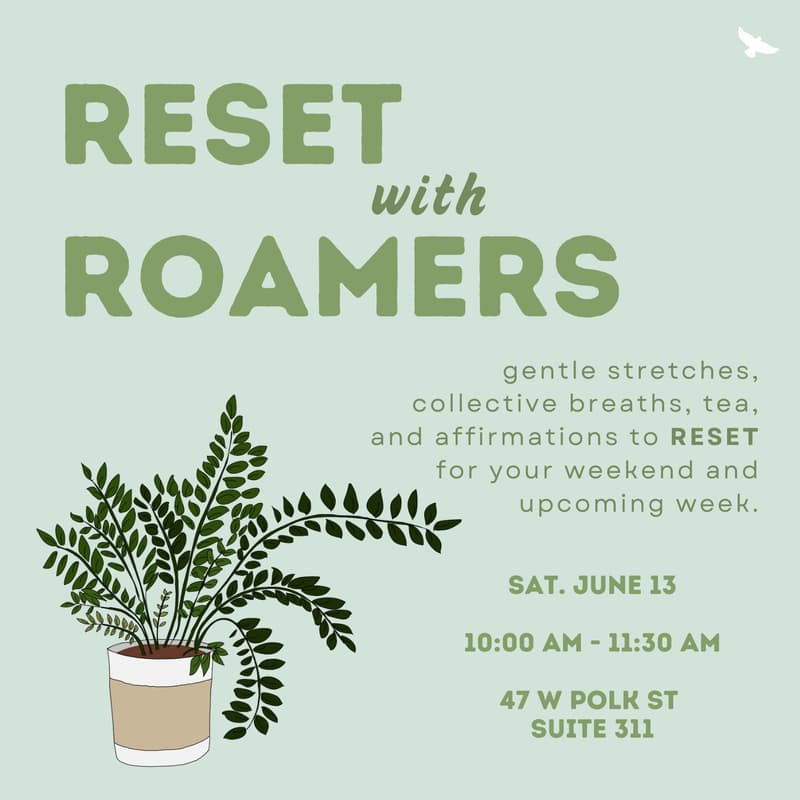 Cover Image for Reset with Roamers Therapy