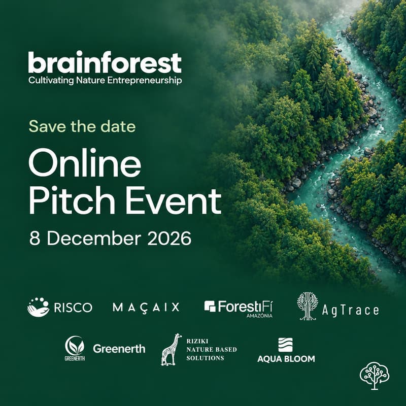 Cover Image for Nature for Impact: Online Pitch Event Brainforest Ventures