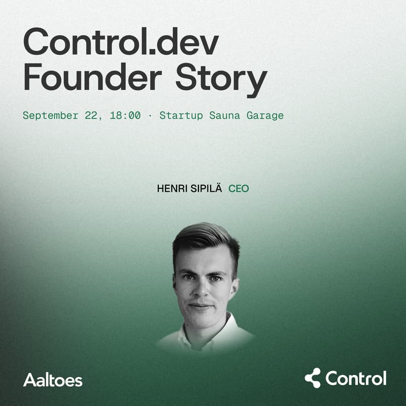 Cover Image for Control.dev Founder Story