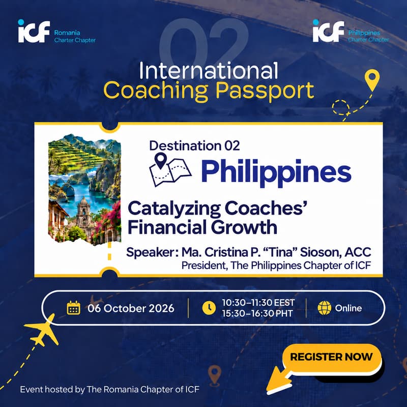 Cover Image for International Coaching Passport with The Philippines Chapter of ICF (Destination 02)