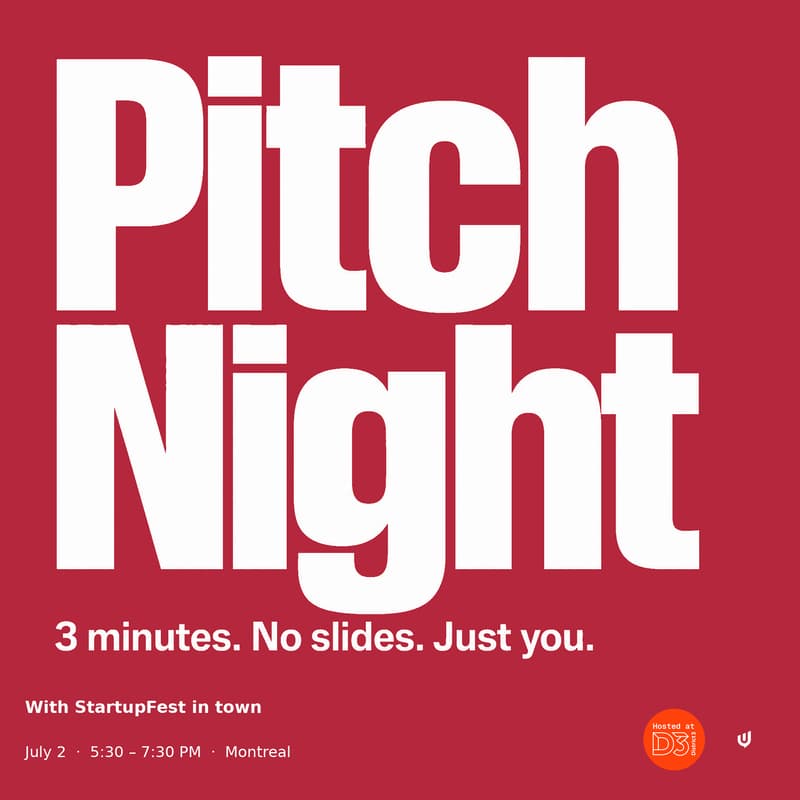 Cover Image for Pitch Night [Pre-Startup Fest] at District 3