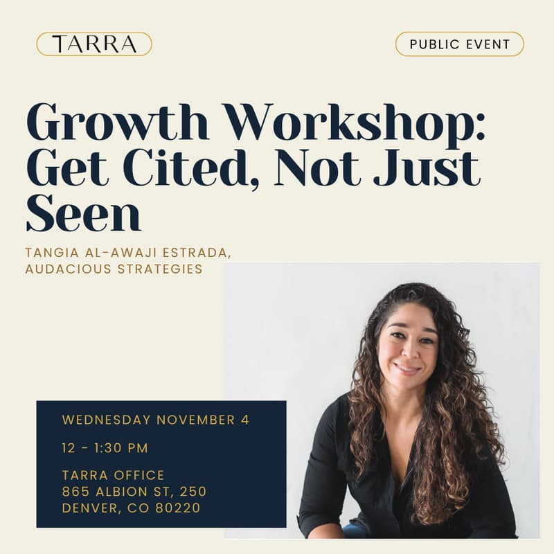 Cover Image for Growth Workshop: Get Cited, Not Just Seen