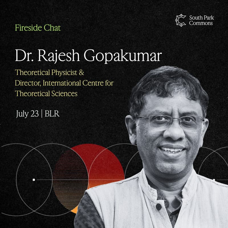 Cover Image for Fireside Chat with Prof. Rajesh Gopakumar | Director, ICTS-TIFR | at SPC India