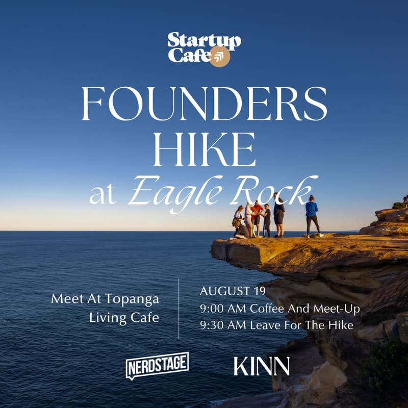 Cover Image for Startup Cafe: Founders Hike at Eagle Rock