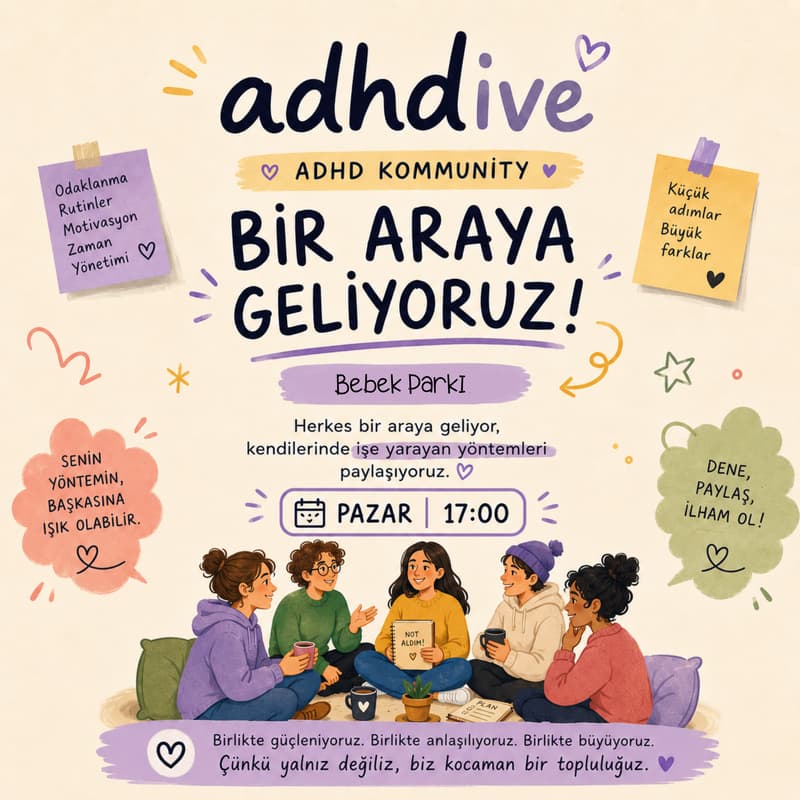 Cover Image for AdhDive (DEHB Topluluğu)
