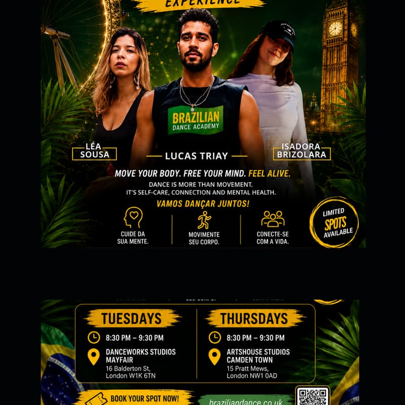 Cover Image for Brazilian Fitdance Class in London | DANCEWORKS