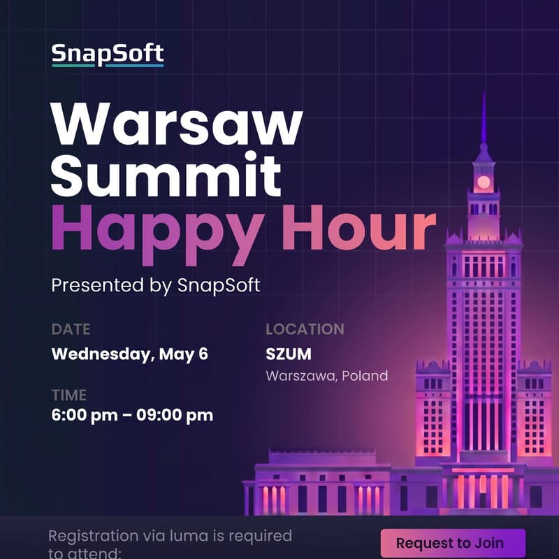 Cover Image for SnapSoft x AWS Warsaw Summit Happy Hour