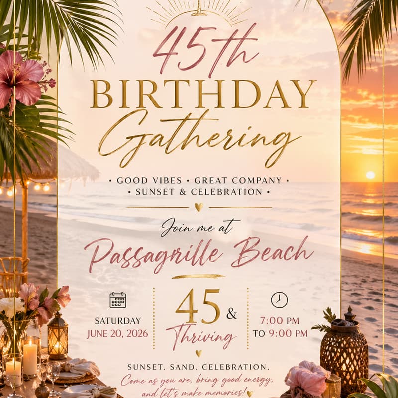 Cover Image for Annalisa's 45th Birthday