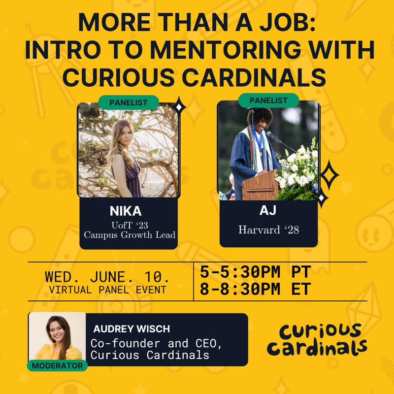 Cover Image for More Than a Job: Intro to Mentoring with Curious Cardinals