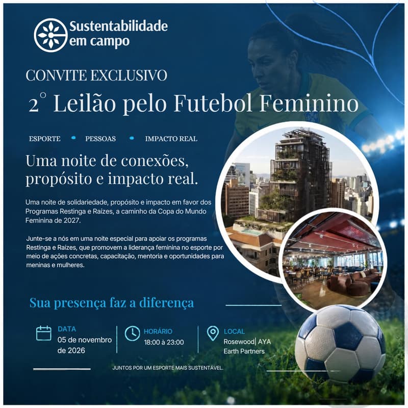 Cover Image for 2° Leilão pelo Futebol Feminino