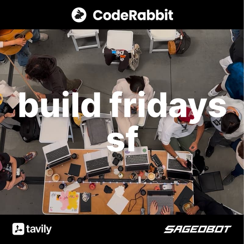 Cover Image for build fridays sf - work on your startup alongside others (bring laptop)