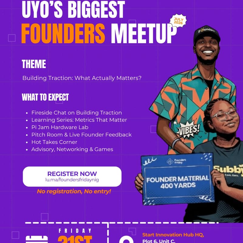 Cover Image for Founders Friday Uyo