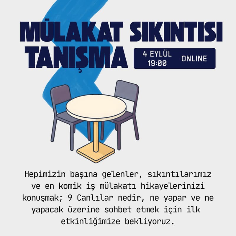 Cover Image for Mülakat Sıkıntısı: Tanışma