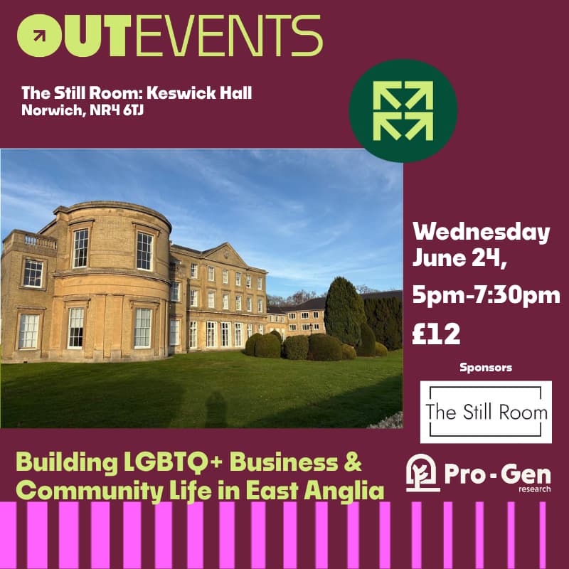 Cover Image for OutEvents: Building LGBTQ+ Community Life in East Anglia